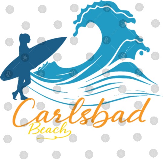 CARLSBAD BEACH San Diego California Digital Files