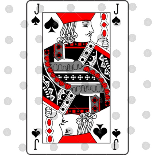 Jack Playing card of spades Digital Files