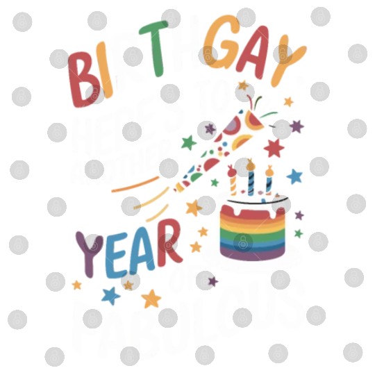 Birthgay Gay Pride Flag Pride Month Equal Rights Digital Files