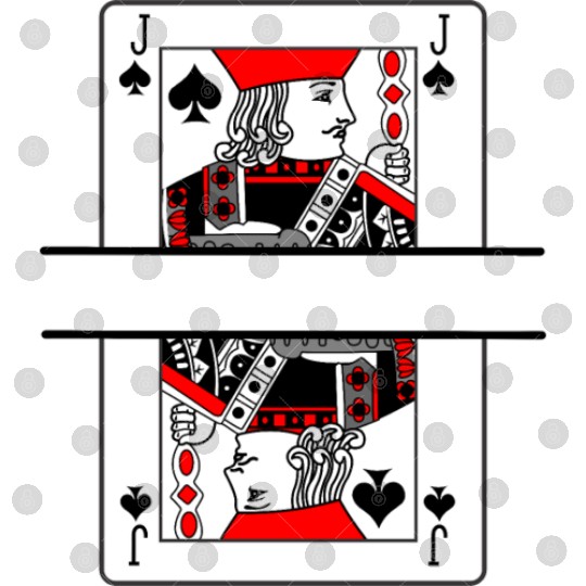 Playing card jack of spades with banner space Digital Files