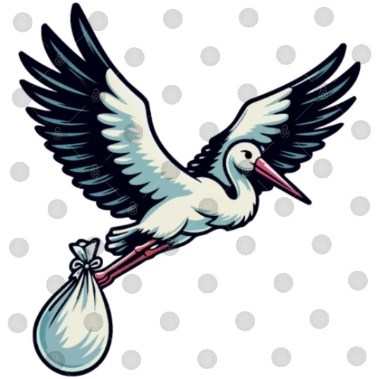 Stork Delivery: Special Newborn Arrival Digital Files