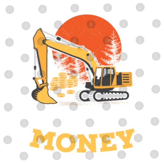 I Run Hoes For Money Excavator Digital Files
