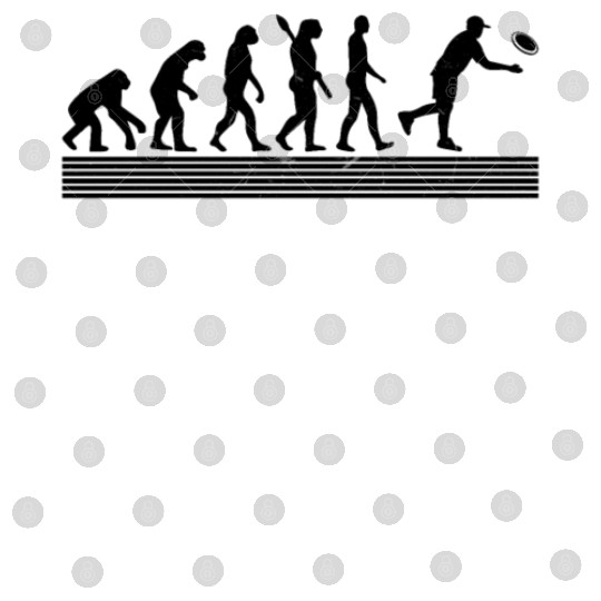 Disc Golf Evolution disc golf player Digital Files