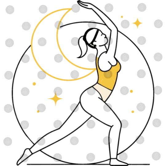 Minimalist Zen Yoga Pose Digital Files