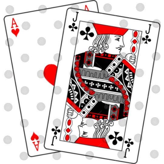 Two cards Blackjack Digital Files