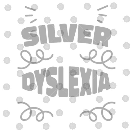 I Wear Silver For Dyslexia Awareness Dyslexia Digital Files