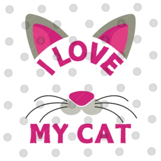 Funny Cat Quote I Love My Cat Cool Cat Digital Files