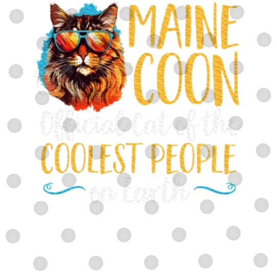 Maine Cat Breed Pet Cat of the Coolest People Digital Files