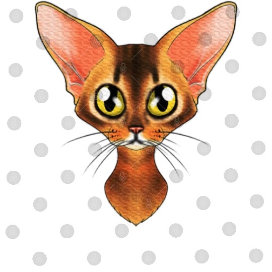 Cat Lover I Cat Face I Abyssinian Cat Digital Files