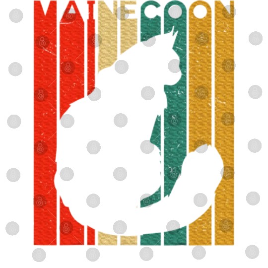 Maine Cat Silhouette Maine Lover Digital Files