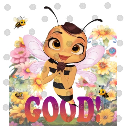 Kim Bee Good among the flowers Digital Files