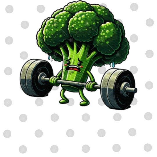 Deadlift Broccoli Gym Fitness Motivation Digital Files