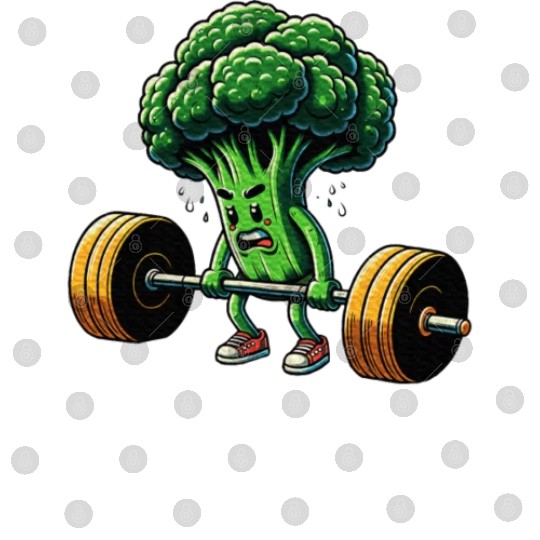 Deadlift Broccoli Gym Fitness Motivation Digital Files
