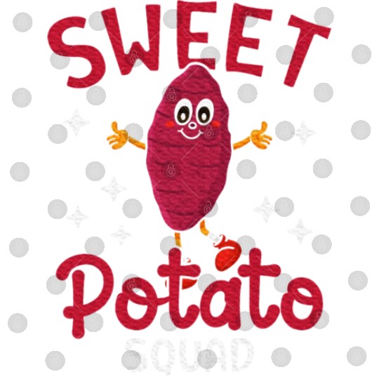 Kawaii Potato Lovers Vegetarian Sweet Potato Digital Files