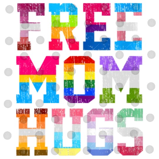 Free Mom Hugs For Pride Month Lgbt MotherS Day Digital Files