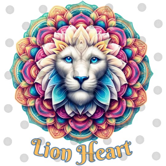 Lion Mandala Digital Files