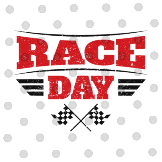 Race Day Car Racing Checkered Flag Digital Files