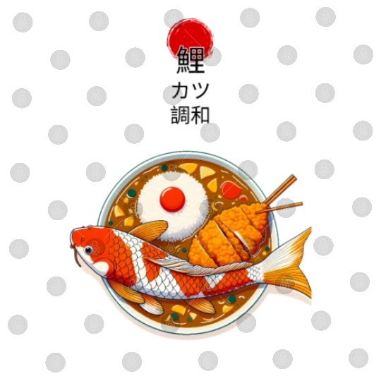 Harmony of Koi Fish and Katsu Delight Digital Files
