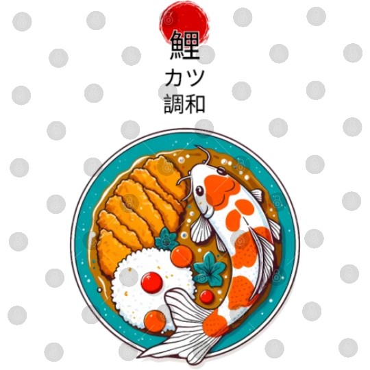 Harmony of Koi Fish and Katsu Delight Digital Files
