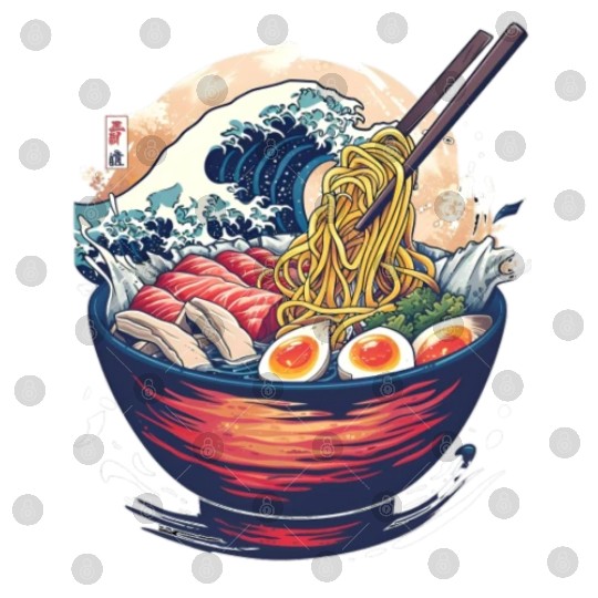 The Great Ramen off Kanagawa gallery-board Digital Files