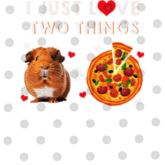 Guinea Pig Pizza Lover Furry Potato Piggy Digital Files