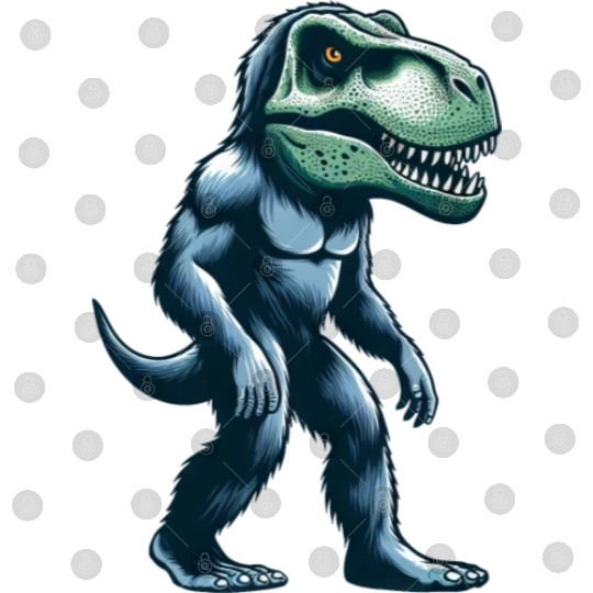 T-Rex Bigfoot Sasquatch Gorilla Fusion Creature Digital Files
