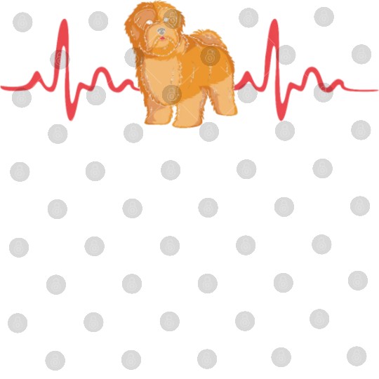 Dog Heartbeat Puppy Havanese Dog Lovers Digital Files