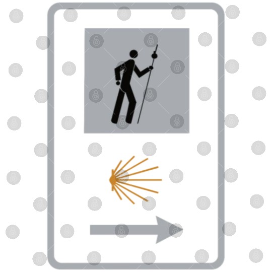 Way of St. James Pilgrim Camino Shell Sign Digital Files