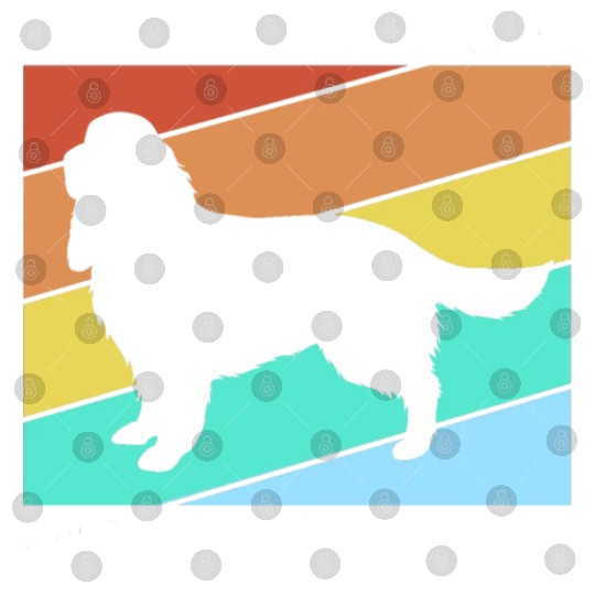 Retro Dog Fathers Day English Springer Spaniel Dad Digital Files