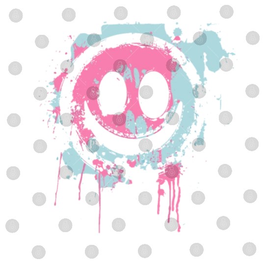 Graffiti Smiley Face - Urban Street Art Digital Files