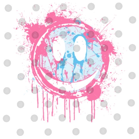 Graffiti Smiley Face - Urban Street Art Digital Files