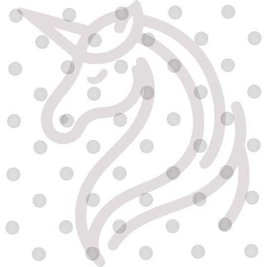Minimalist Unicorn Symbol - light pink gray Digital Files