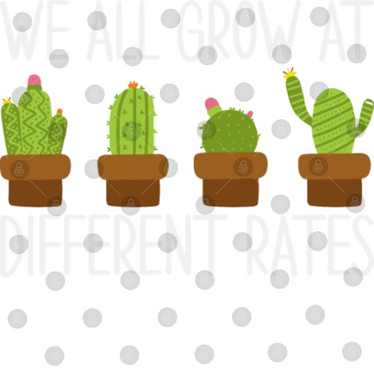 We All Grow at Different Rates Preschool Teacher Digital Files