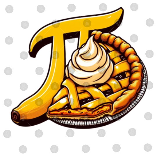Banana Cream Pi: Celebrate Pi Day in Style! Digital Files
