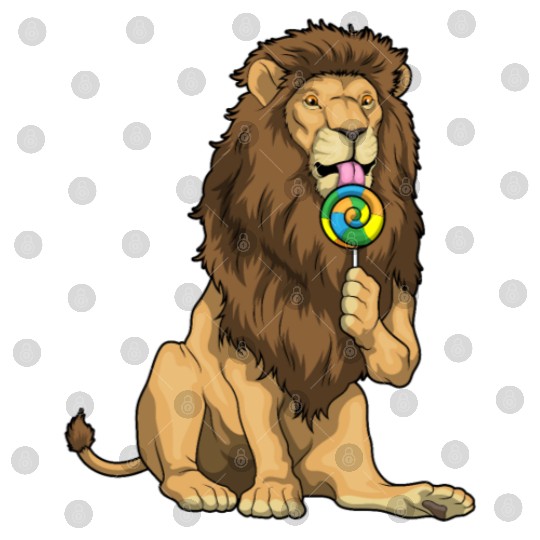 Lion Lollipop Digital Files