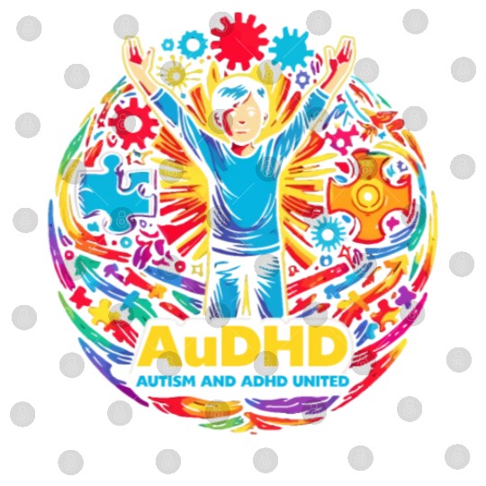 AuDHD Autism ADHD Autistic Spectrum Neurodiversity Digital Files