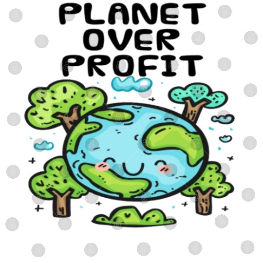 Planet Over Profit Earth Day Digital Files