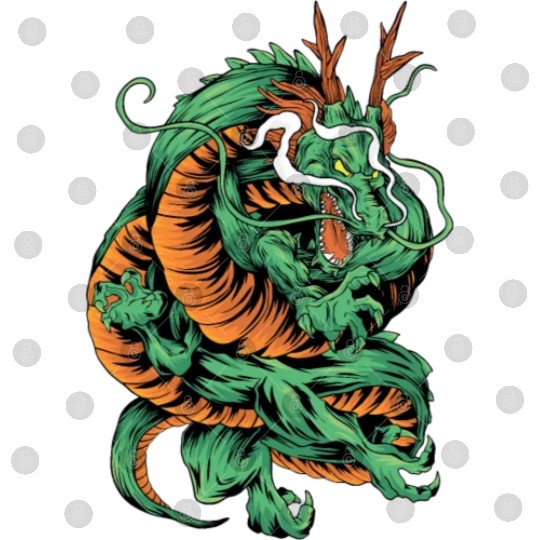 Angry Japanese Dragon Tattoo Digital Files