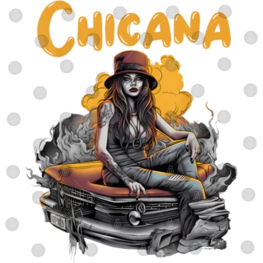 Chicana Lowrider Clothes Mexican American Digital Files