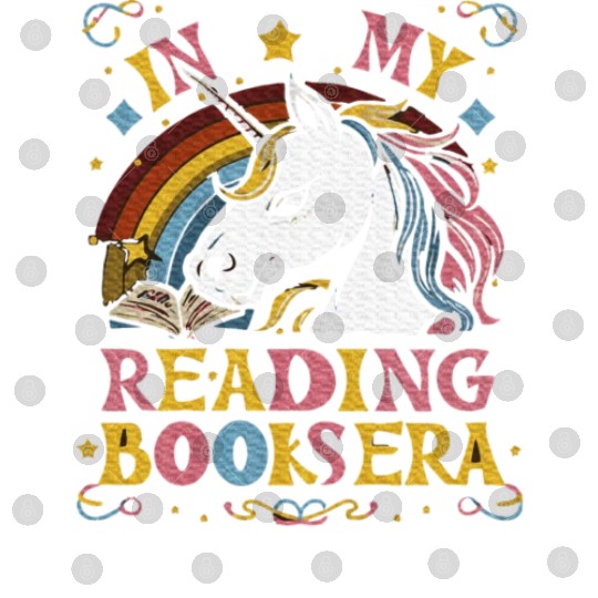 In My Reading Books Era Unicorn Teacher Digital Files