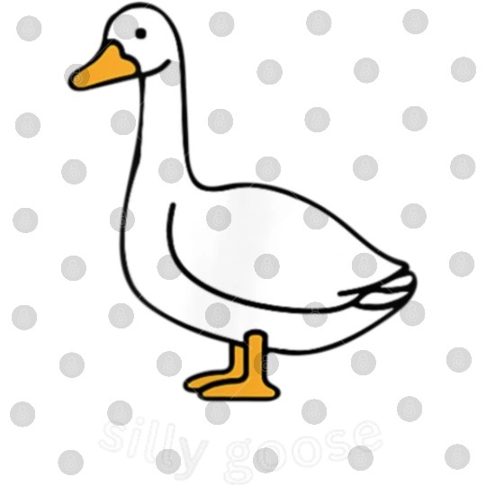 Silly Goose Cute Trendy Clothing Digital Files