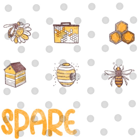 Honey Bee Bees Useful Summer Digital Files