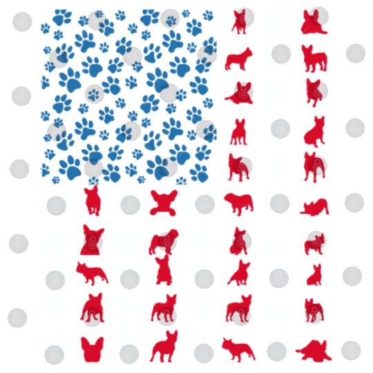 French Bulldog Patriotic Frenchie 4th of July USA Digital Files