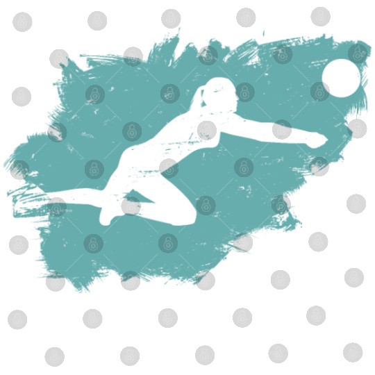 Volleyball Beach Grunge Vintage Digital Files