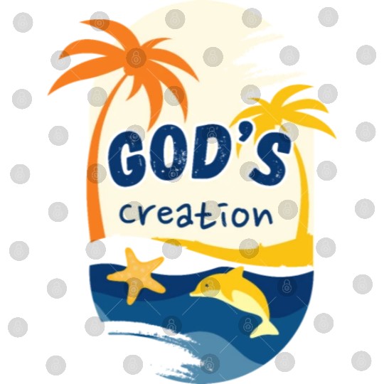 God's Creation Summer Beach Vibes Digital Files