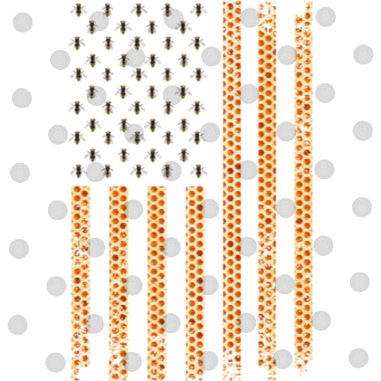 Cool Bee Keeper Art US Flag Honey Beekeeping Digital Files