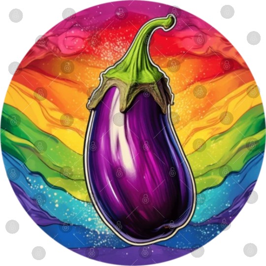 LGBTQ Eggplant Digital Files