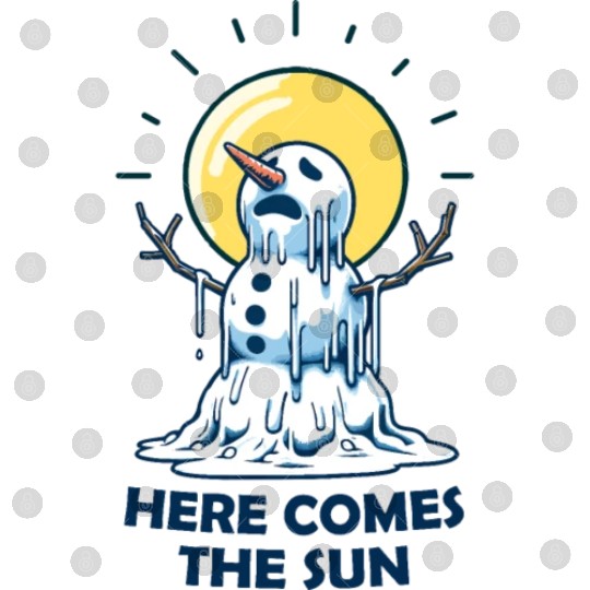 Here Comes The Sun Snowman Digital Files