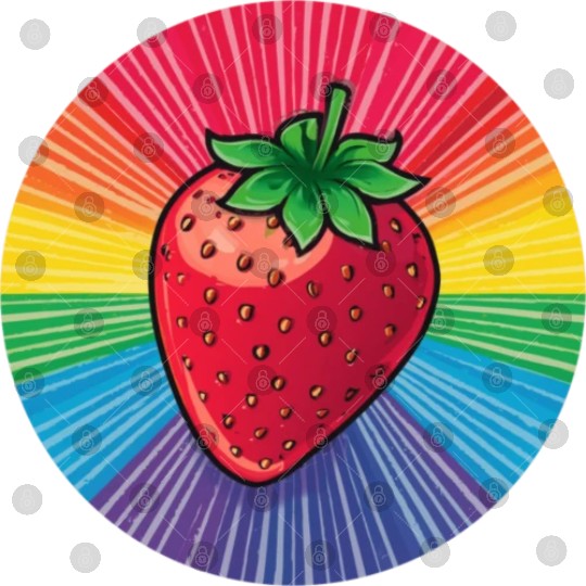LGBTQ Strawberry Digital Files