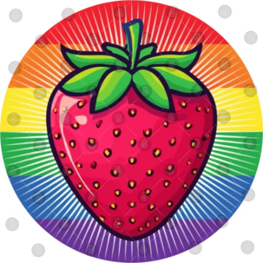 LGBTQ Strawberry Digital Files